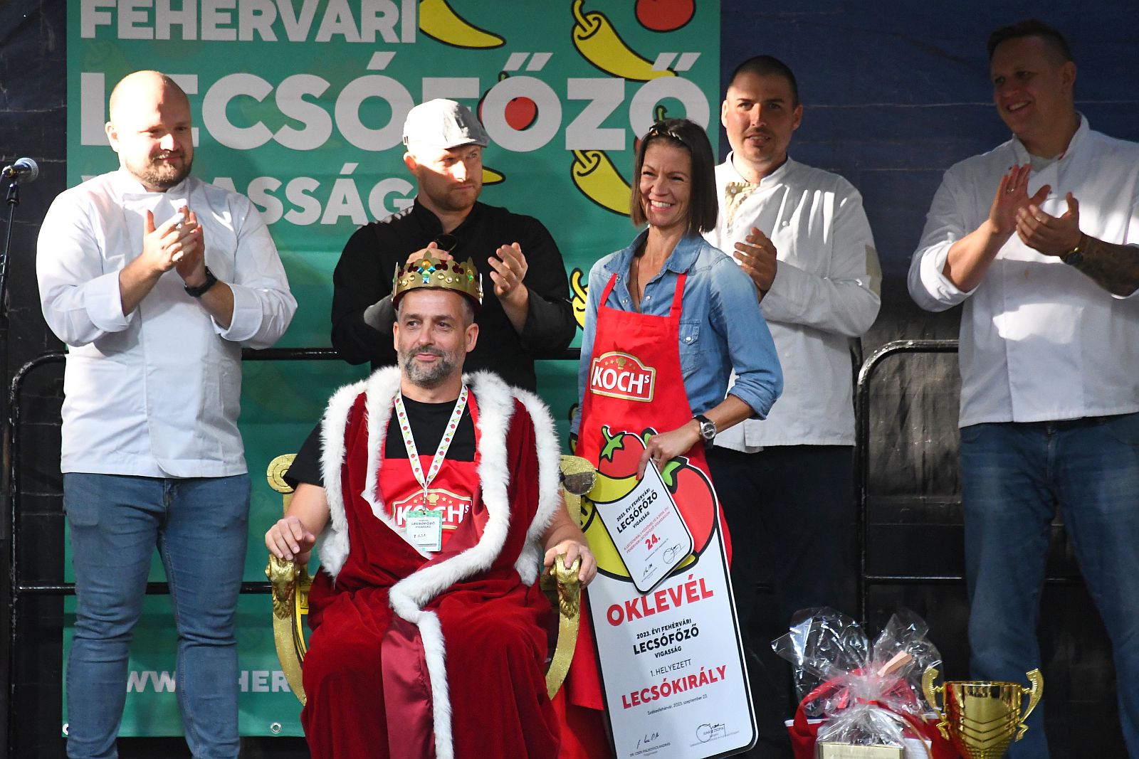 Lecsófesztivál 2023. - képeken a díjátadás és a Lecsókirály